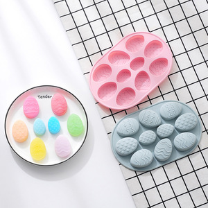 2026 Food Grade <b>Silicone</b> 10-cavity Microwave Oven Safe <b>Silicone</b> Soap Mold <b>Baking</b> Tool Easter Egg Funny Cake Mold for Pudding - Product Image 1