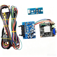 Simulateur de parkour de type arcade pour enfants, kit DIY en acier inoxydable avec batterie rechargeable, accepteur de pièces et joystick