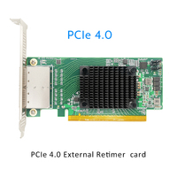 Carte de commutation externe MIWIN OEM PCIE4.0, carte adaptateur Redriver externe PCIe 4.0 X16 vers 2*ASM pour l'interconnexion des serveurs