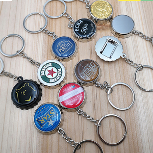 Khóa móc kim loại thời trang tùy chỉnh, móc mở nắp chai thép trắng trơn, in thăng hoa cá nhân hóa, logo tùy chỉnh cho bóng đá - Product Image 1