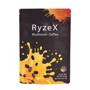 Bolsa Doypack Laminada de Grado Alimenticio con Diseño Impreso Personalizado y Cierre de Cremallera para Café en Polvo de Champiñones - Product Image 2