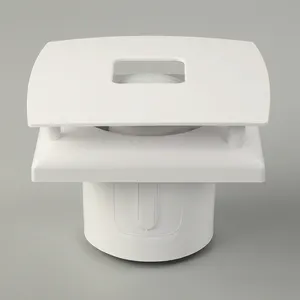 4 6 8 10 Inch Plastic Badkamer Keuken Stille Vierkante Plafond Wall Mount Ventilatie Ventilator