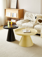Table d'appoint moderne minimaliste de style nordique en acier pour petits appartements, table de salon, table de rangement, balcon