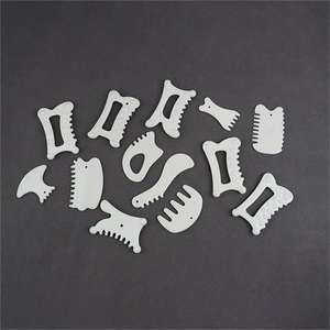 Venta caliente cuerpo completo Multi estilo raspado conjunto piel salud esculpir masaje herramienta cerámica blanca Gua Sha - Product Image 1