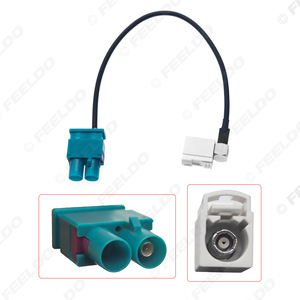 Adaptateur d'antenne autoradio FAKRA-Z double mâle vers FAKRA-B simple femelle - Product Image 2