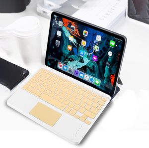 Giao hàng nhanh ABS sạc Bluetooth 5.0 thông minh Bàn phím Bluetooth không dây với touchpad cho iPad - Product Image 5