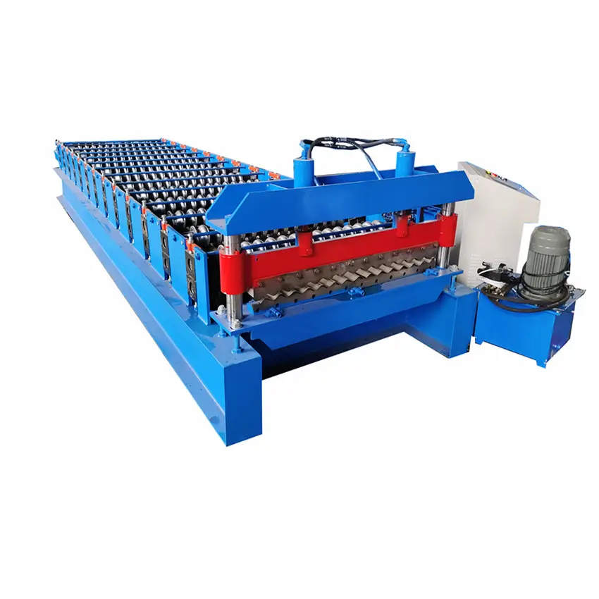 tile making machine price for clay roof tile making machine Corrugated Former Corrugated Roofing Sheets Making Roll Former Machine Factory Price