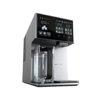 Distributeur d'eau purifiée de comptoir 100 GPD avec eau chaude et froide instantanée et machine à glaçons, refroidisseur d'eau filtrée de bureau