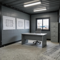 Casa Contenedor Expandible de Doble Ala con Paneles Aislantes, Lista para Enviar, Moderna, de 2 Dormitorios, Casa Móvil para Oficina en el Patio Trasero o ADU