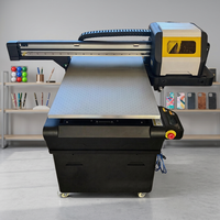 Imprimante automatique à haute vitesse 3D UV DTF 6090 la moins chère pour cartes, badges, verre, bois, métal, autocollants, stylos, bouteilles