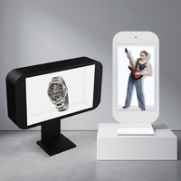 Портативный 21,5-32-дюймовый 3D голографический дисплей Holobox для коммерческой рекламы с прозрачным экраном