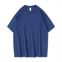T-shirts pour hommes en coton 100% à col rond et manches courtes, taille européenne, tissu chaton, couleur unie, coupe classique, décontracté, anti-plis, séchage rapide