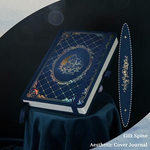 Cuaderno con Forro para Mujer y Hombre, 160 Hojas, Papel Grueso de 100 GSM, Tapa Dura de Tela A5, Encuadernación Térmica, Diario para Uso Profesional y Universitario - Product Image 3