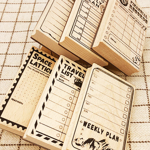 Manuel de base <span class=keywords><strong>Timbres</strong></span> Gestion du temps en bois Planificateur quotidien Calendrier <span class=keywords><strong>Timbres</strong></span> - Product Image 5