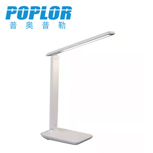 Poplor Led Desk <b>Lamp</b> 5W <b>Touch</b> Control Eye Caring With Wireless Charging For Student Study - Product Image 2