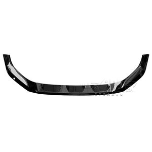 Haosheng becquet de pare-chocs avant ABS lèvre de pare-chocs avant en fibre de carbone ressemble à 4 sections de lèvre avant pour <span class=keywords><strong>Audi</strong></span> Q7 S-Line 4M 2020 + - Product Image 2