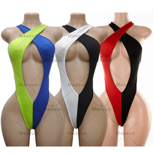 Maxsun Designer Dancer Outfits Exotic Dancewear Strass Nouveau Bikini Sans Bretelles Ensemble Avec Cravates Sexy <span class=keywords><strong>Exotique</strong></span> Sexy Femmes Vêtements De Danse - Product Image 5