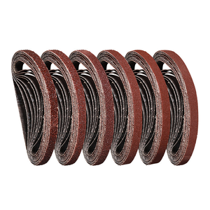 Bandes de ponçage en tissu flexible en céramique de 2100mm * 50mm P24-P120 grains pour polir l'<span class=keywords><strong>aluminium</strong></span> et les métaux mous - Product Image 6