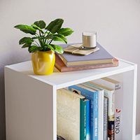 Boek Plank Opbergrek Wit Boekenplank Luxe Massief Houten Geometrische Bibliotheek Moderne Boekenkast