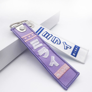 Porte-clés personnalisé brodé sur mesure avec logo brodé, porte-clés tissé personnalisé - Product Image 5