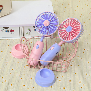 Portable Daisy <b>Fan</b> With Phone <b>Stand</b> Rechargeable USB Handheld Desk <b>Fan</b> 5V DC Motor 2W Battery Included - Product Image 2