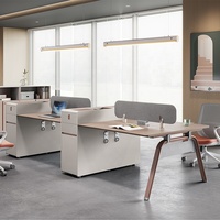 Bosun moderne 4-6 personnes debout poste de travail bureau mobilier de bureau bureau réglable en hauteur