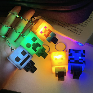 Mới Sáng Tạo 3D Sandbox Trò Chơi Sáng Keychain Khối Nhựa Bền <span class=keywords><strong>Fidget</strong></span> Đồ Chơi Cho Trẻ Em - Product Image 3