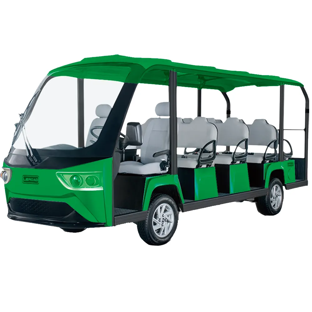 Sharefer 11 Seaters Small Passengers Car Electric Sightseeing Bus Low Speed Electric Tourist Shuttle Car