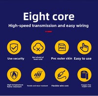 Câble LAN Ethernet Cat6 UTP 23AWG cuivre nu massif 4 paires 305m boîte câble réseau haute vitesse OEM fabricant Chine