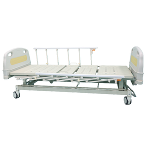 Регулируемая двухкривошипная больничная кровать с поручнями для пациентов - Product Image 3