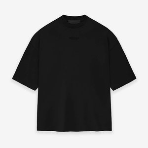 T-<span class=keywords><strong>shirt</strong></span> à manches courtes en coton pur pour enfants, col rond, avec logo lettres, modèle tendance été, vêtements pour enfants OEM ODM - Product Image 4