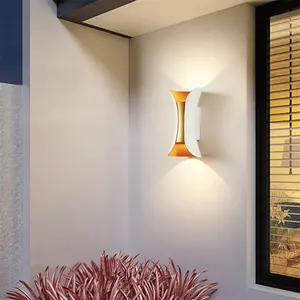 Açık su geçirmez Modern veranda alüminyum sundurma ışıkları aplik ev bahçe için Led duvar lamba dekorasyon ışıklandırma