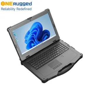 15.6 Inch Fully Portable Industrial Rugged I5/I7 Quad Core Processor Laptop SSD Hard Drive Dual Battery Hot Business Laptops