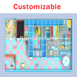 Equipo Profesional de Juegos Infantiles para Interiores con Red de Seguridad Suave y Gran Área para Espacios Comerciales - Product Image 4