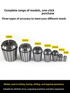 Er20 Độ chính xác cao đàn hồi CNC giữ công cụ khí nén điện er40 8 11 16 <span class=keywords><strong>32</strong></span> Chuck <span class=keywords><strong>Collet</strong></span> kẹp cho máy khắc đàn hồi - Product Image 5