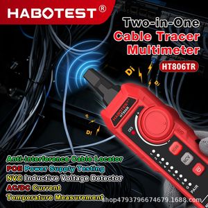 מולטימטר HABOTEST/HT806TR AC/DC + איתור חוטים 2 ב-1 לשימוש מקצועי, באנגלית, חוצה גבולות - Product Image 3