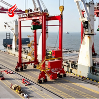 Nouvelle conception Grue portique automatisée sur pneus (RTG) de 20, 40, 50 et 60 tonnes pour la manutention de conteneurs ferroviaires - Prix