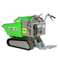 Mini-dumper sur chenilles KONSTANT, garantie 1 an, entraînement hydraulique, engin de terrassement 2200W