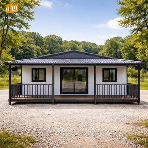 Maisons cottage préfabriquées modulaires de luxe de 20 et 40 pieds Appartements préfabriqués détachables extensibles de 2 chambres à coucher fabriqués à partir de conteneurs - Product Image 6