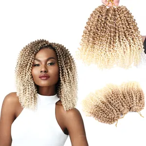 Afro Kinky Twist Tổng Hợp Marley Xoăn Bện Tóc Cái Móc Phần Mở Rộng Marley Tóc Afro Kinky Số Lượng Lớn Tóc