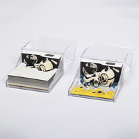 Carnets de notes en papier 3D gravés au laser sur mesure - Design d'architecture traditionnelle, décoration artistique de luxe, cadeaux d'affaires créatifs