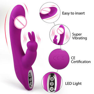Distributeur de vibrateurs Rabbit, dildos point <span class=keywords><strong>G</strong></span>, stimulateurs clitoridiens, masseurs de masturbation, étanches, 7 vitesses, rechargeables par USB, pour achat en gros - Product Image 3