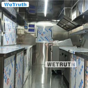 รถพ่วงขายอาหารวินเทจ ได้รับการรับรองมาตรฐาน ISO ผลิตจากไฟเบอร์กลาสและอะลูมิเนียม พร้อมอุปกรณ์ขายขนมและของทอด ใช้เป็นครัวเคลื่อนที่สำหรับใช้งานกลางแจ้ง - Product Image 6