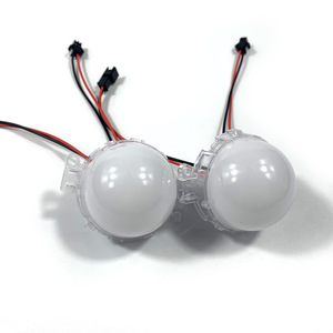 Panneau d'affichage à injection transparent étanche RGB Flash DC12V <span class=keywords><strong>Petit</strong></span> affichage électronique <span class=keywords><strong>Pixel</strong></span> Lighting Round RGB Module Leds Balls - Product Image 6