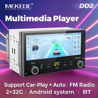 Lecteur multimédia à écran tactile Mekede DD2 MP5 android pour prise en charge de voiture universelle Kia Fiat Nissan image inversée SWC BT USB