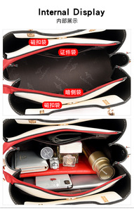 Nuevo Bolso de Mano de Cuero PU Repujado para Mujer, Bolsos de Gran Capacidad, Bolsos de Hombro Casuales, Bolsos Tote Sólidos - Product Image 6