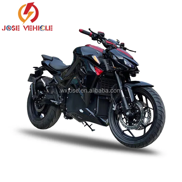 10000w elektrikli motosiklet stok 100ah lityum pil siyah/kırmızı renk elektrikli motosiklet
