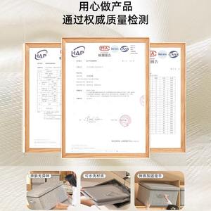 Organizador de ropa para el hogar, rectangular, plegable, con tapa, apilable, caja de almacenamiento de tela para armario. - Product Image 3