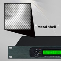 Amplificateur de puissance numérique BHA M25 8Ω 2*500W pour la maison, le karaoké et les conférences, haute puissance, deux canaux, 1U, petit volume, amplificateur de puissance pur pour enceintes, OEM