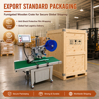 Machine d'étiquetage latéral pour bouteilles plates, bouteilles carrées, boîtes en carton, sachets, articles de première nécessité, équipement de ligne d'emballage et d'étiquetage